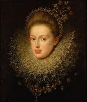 Hans Von Aachen : Portrait of Anna of Austria